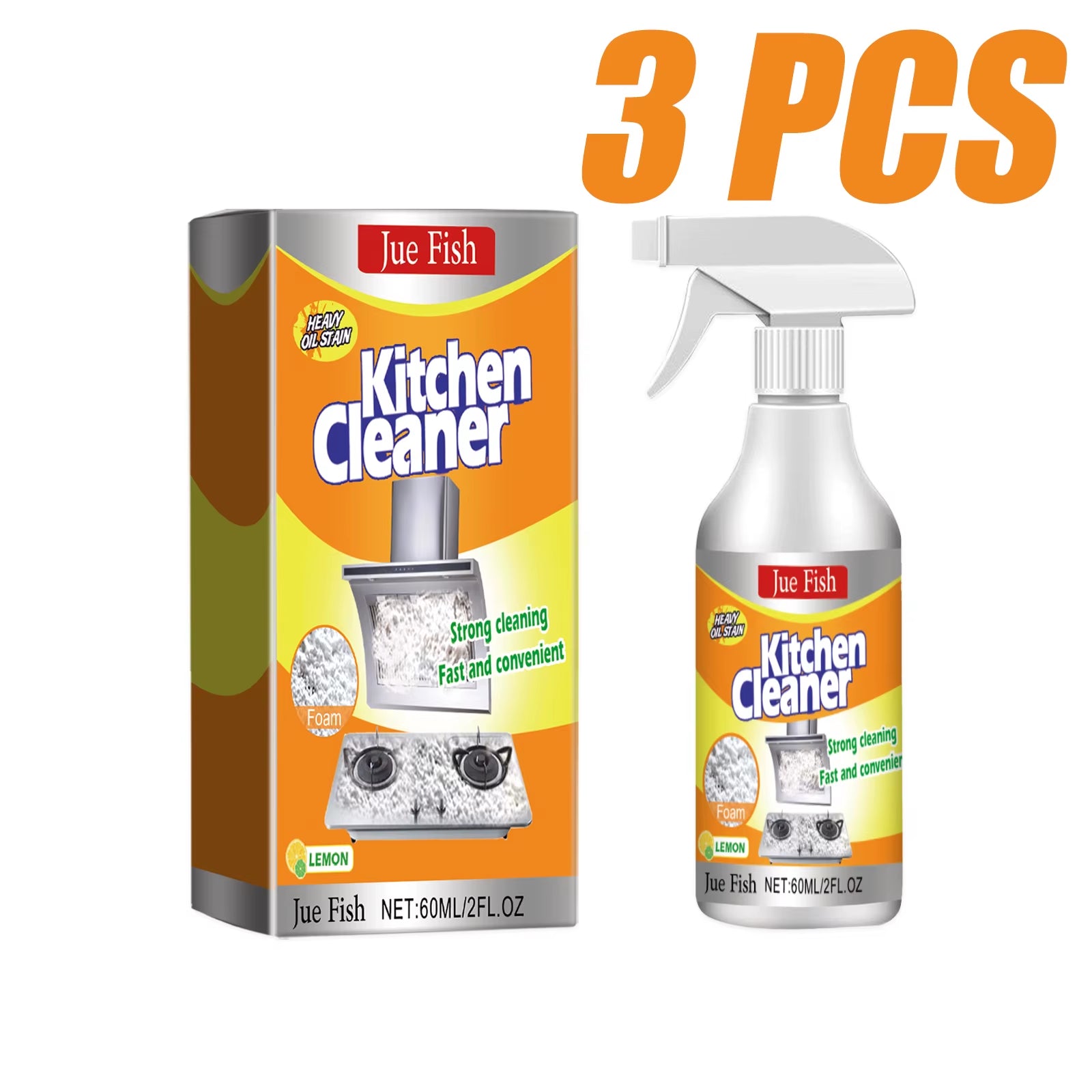 Jue Fish Kitchen Foaming Cleaner