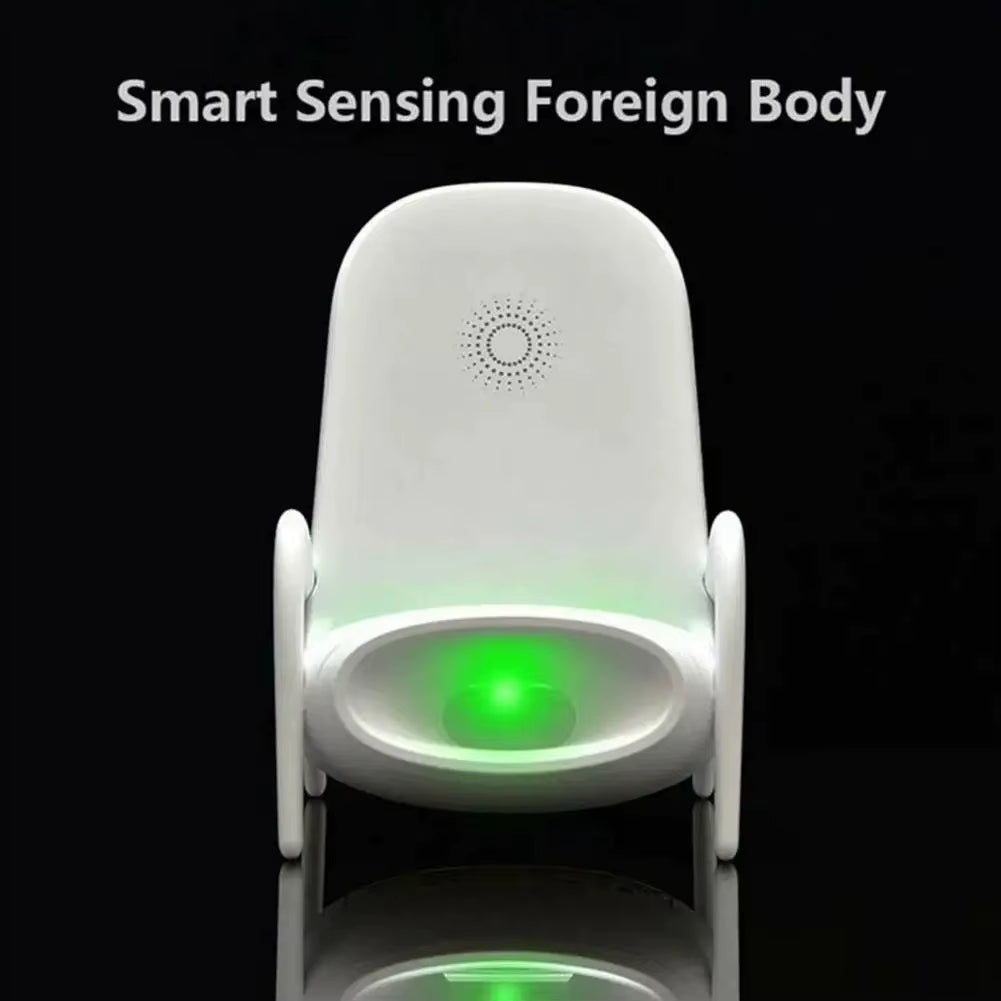 Portable Mini Chair Stand Wireless Charger Bracket Station Desk Mobile Phone Holder Fast Charge for Xiaomi Iphone Samsung