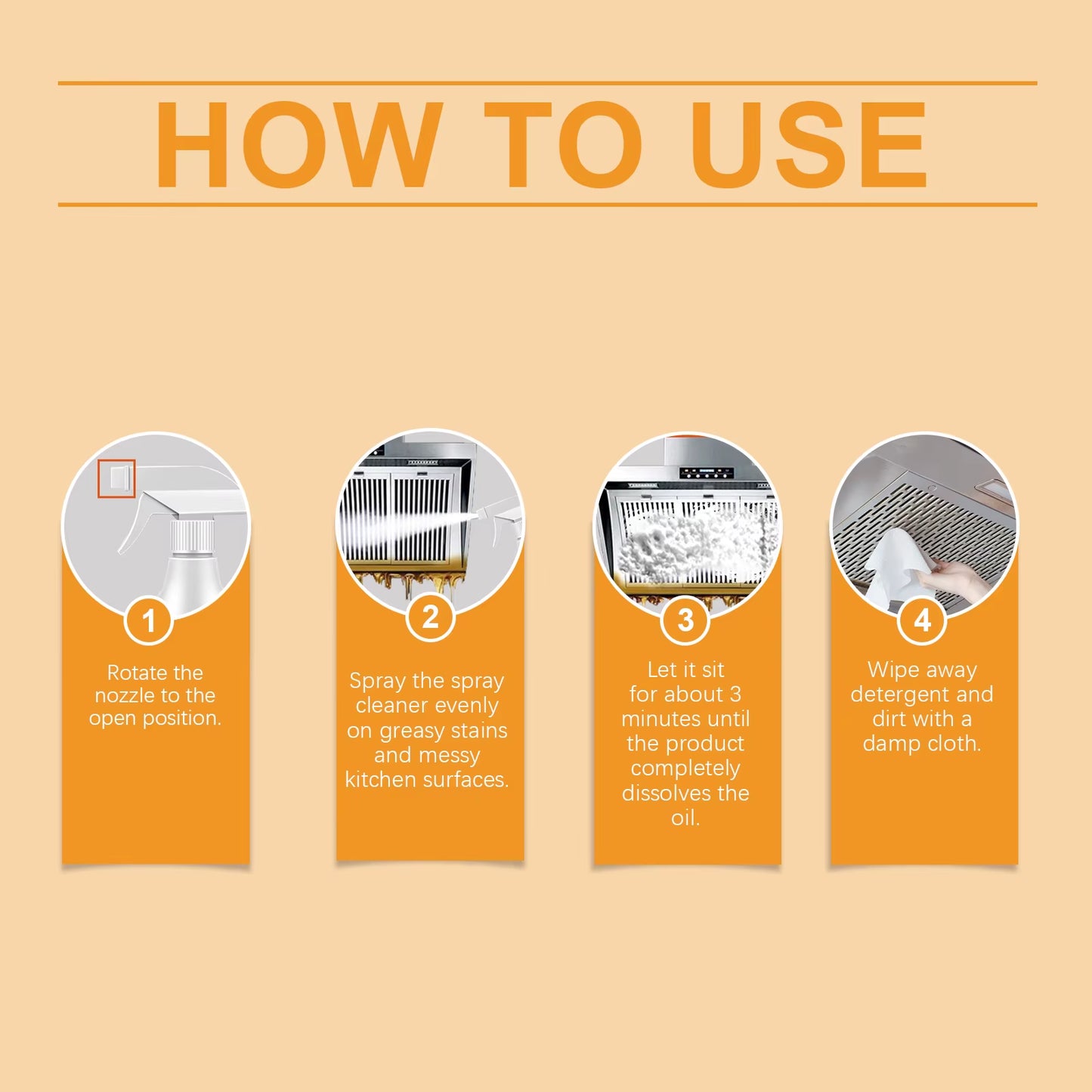 Jue Fish Kitchen Foaming Cleaner