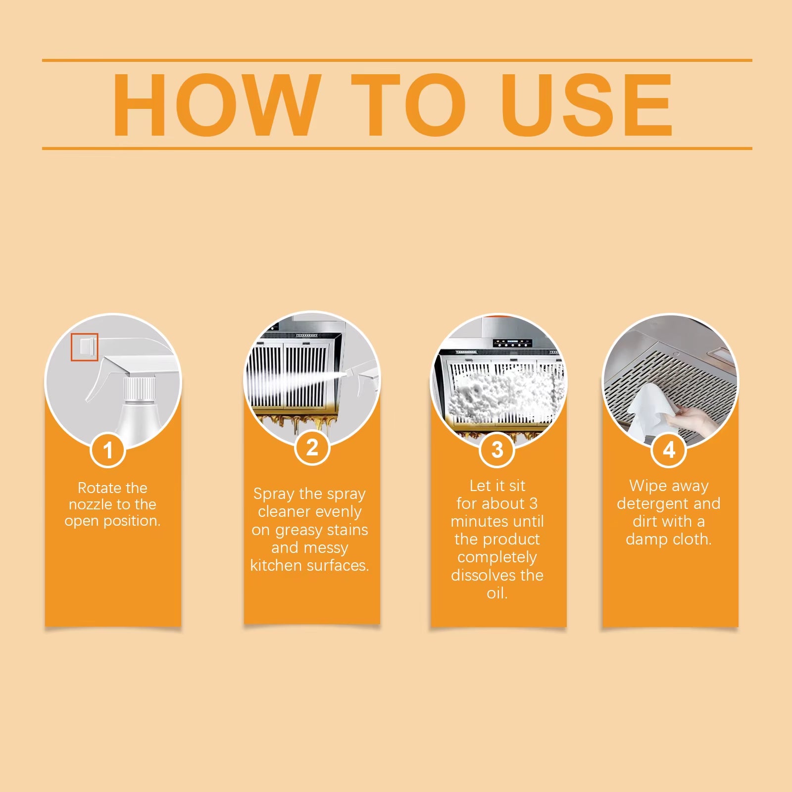 Jue Fish Kitchen Foaming Cleaner