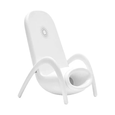 Portable Mini Chair Stand Wireless Charger Bracket Station Desk Mobile Phone Holder Fast Charge for Xiaomi Iphone Samsung